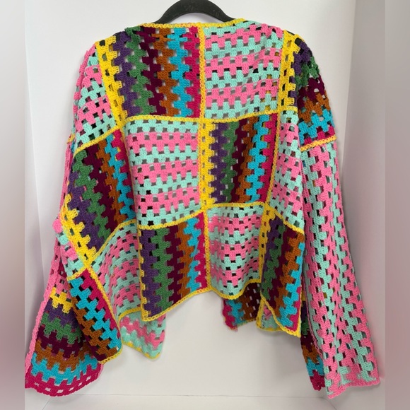 POL Julia Crochet Cardigan one size - Picture 4 of 11